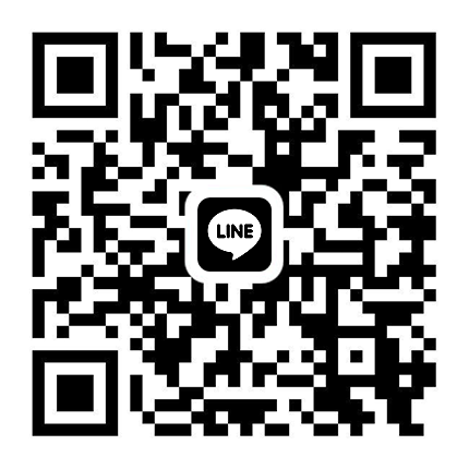 Kod QR służący do dodania mojego konta na aplikacji LINE. Tłumaczenia polski, chiński, japoński, angielski.